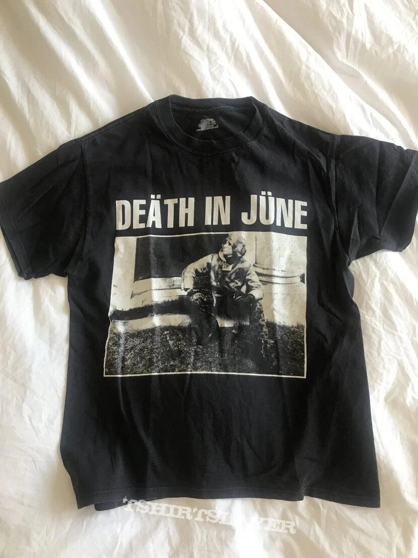 American 90s Remake Death June Band Style rétro T-Shirt noir été nouvelle mode rétro hommes et femme