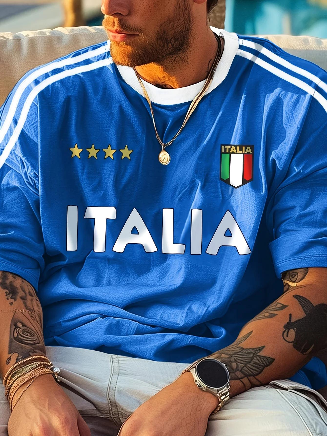 Été 2025 nouveau T-shirt pour hommes imprimé en 3D décontracté et à la mode en fibre de polyester vê