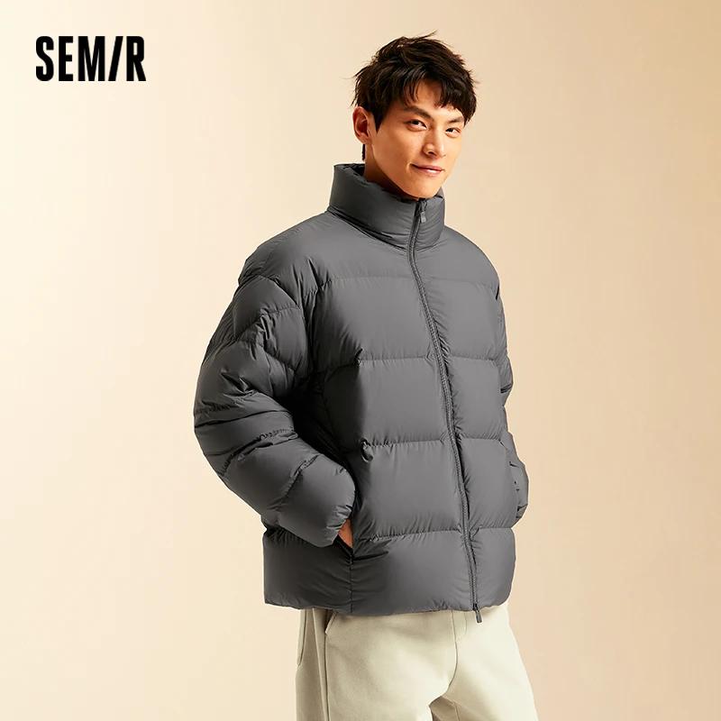 Semir doudoune hommes hiver trois résistant au vent imperméable résistant aux taches épais col monta