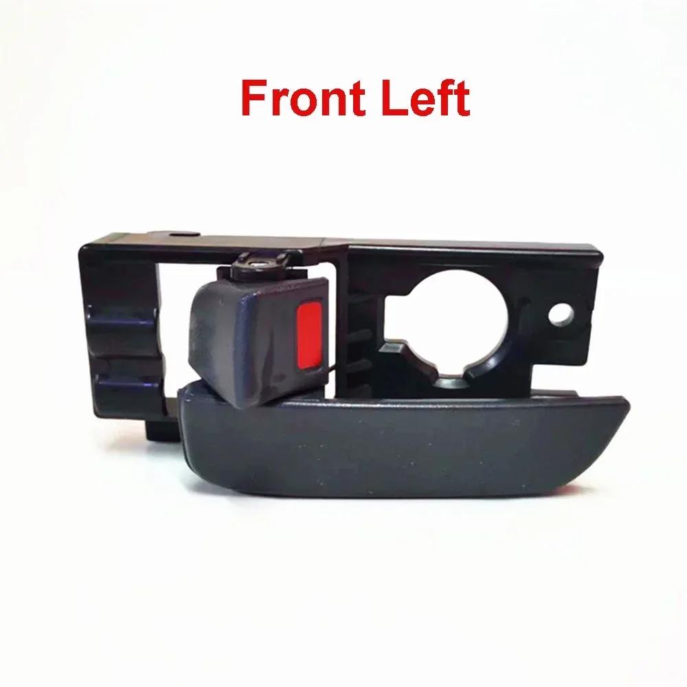 Poignées de porte intérieures noires avant/arrière pour Hyundai Accent 2006 2007 2008 2009 2010 2011