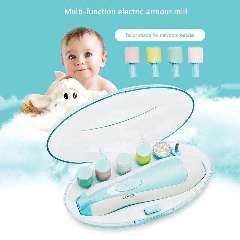 Coupe-ongles électrique pour bébé, outil de polissage des ongles pour enfants, soins pour bébé, coup