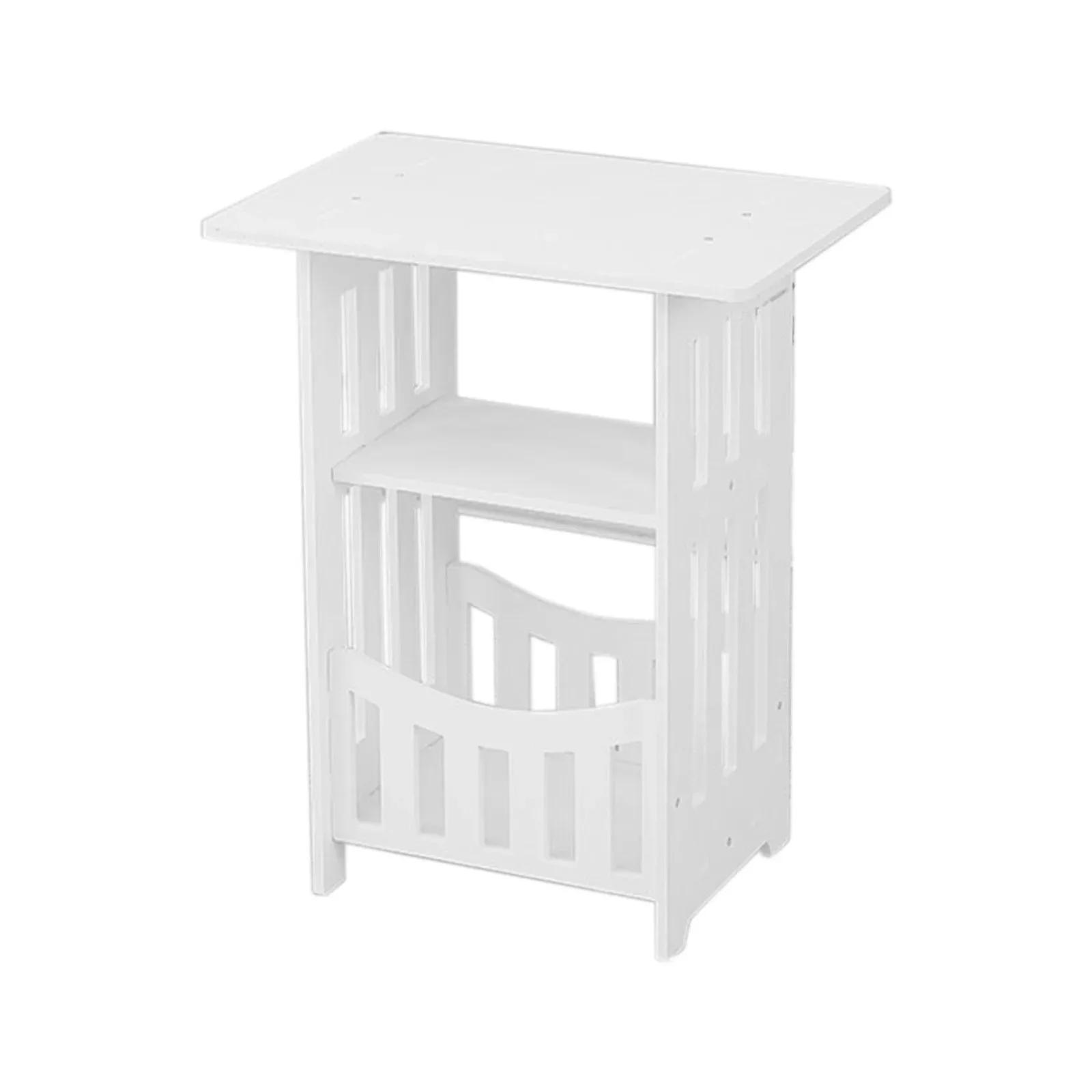 Table de chevet familiale couramment utilisée, armoire de rangement blanche de Style minimaliste mod