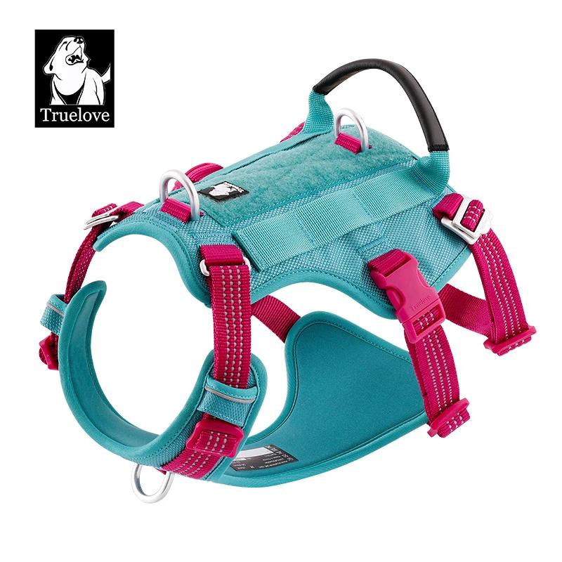 Truelove – harnais pour animaux de compagnie, résistant à l'évasion, sans traction, réfléchissant, r