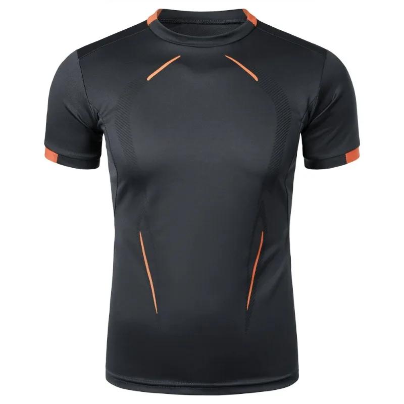 T-shirt respirant pour hommes, haut de Jogging à séchage rapide, léger, d'entraînement, de Fitness,