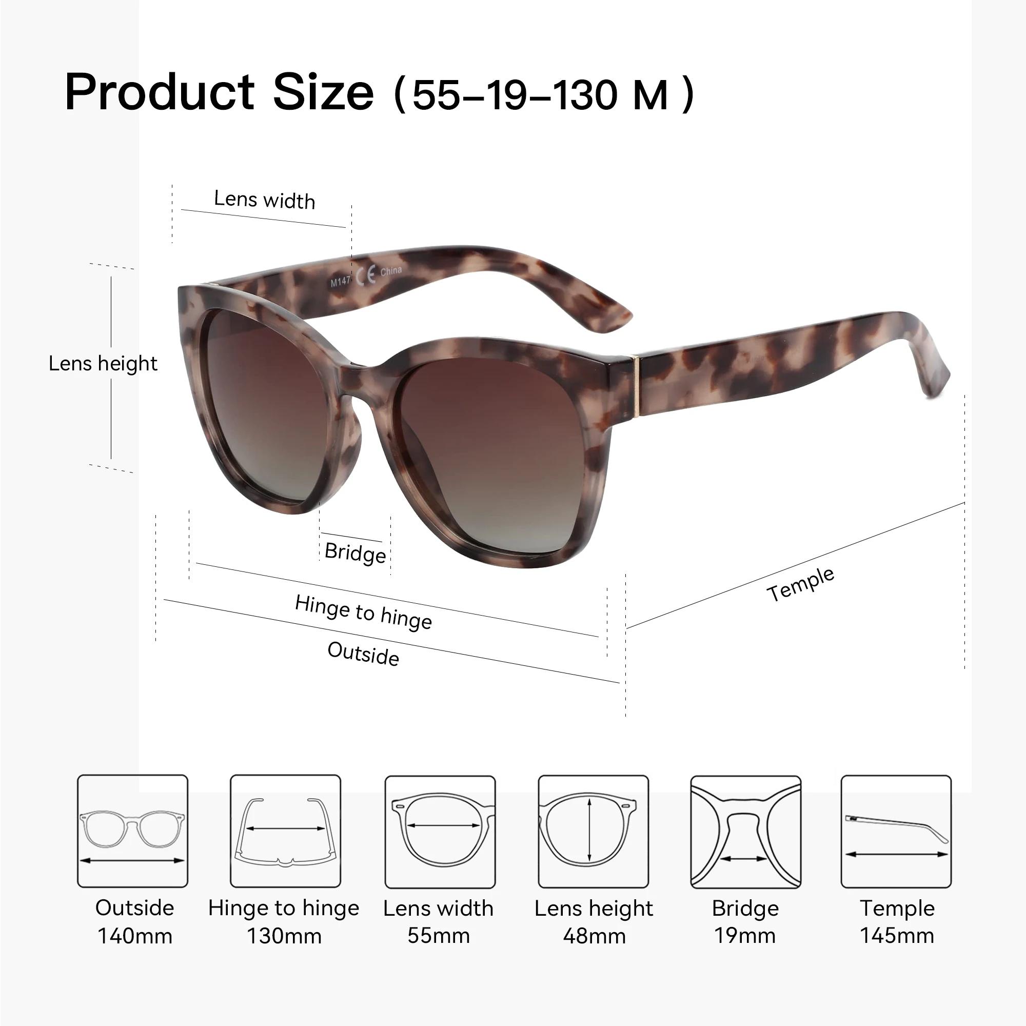 ZENOTTIC-Lunettes de soleil polarisées en œil de chat pour femmes, lunettes de soleil respirantes, p