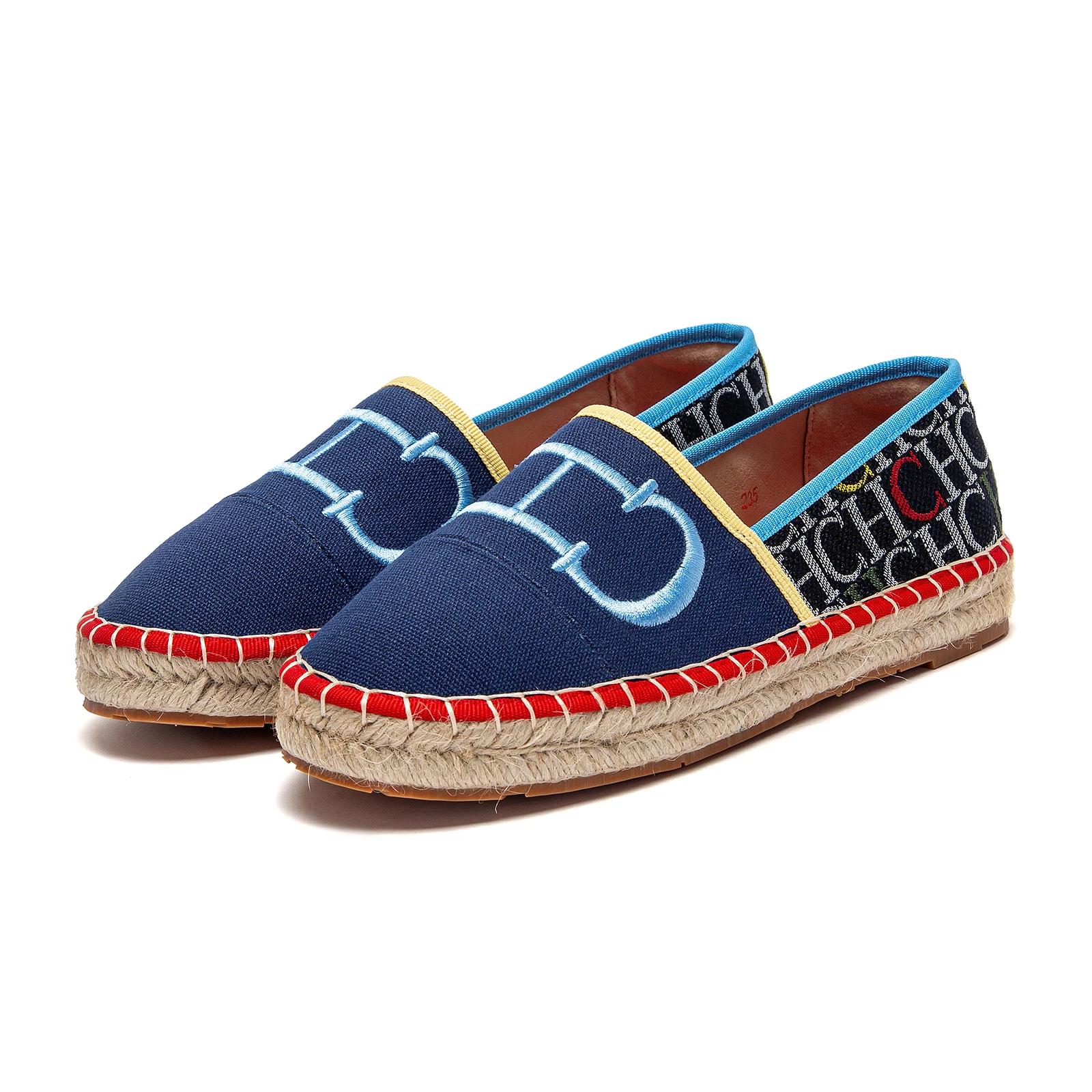 CHCH chaussures plates pour femmes nouvelles chaussures de plage pour femmes d'épissure à la mode ch