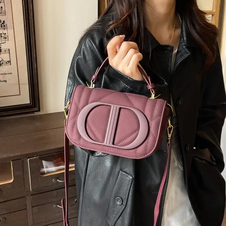 Sac à bandoulière élégant de créateur, sac à langer, sac fourre-tout en cuir de luxe pour femme, gra