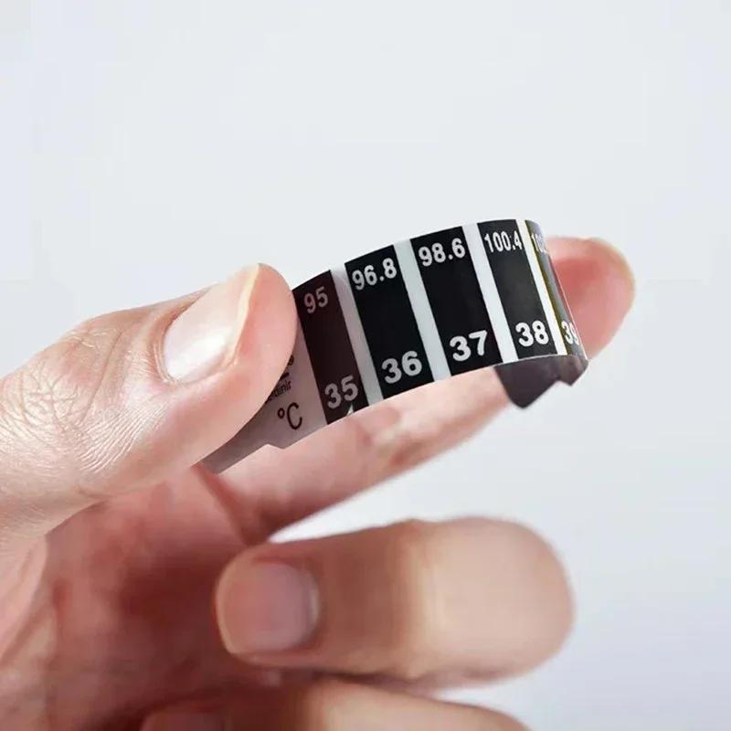 10/20 pièces front tête bande thermomètre eau lait thermomètre fièvre corps bébé enfant enfant Test 