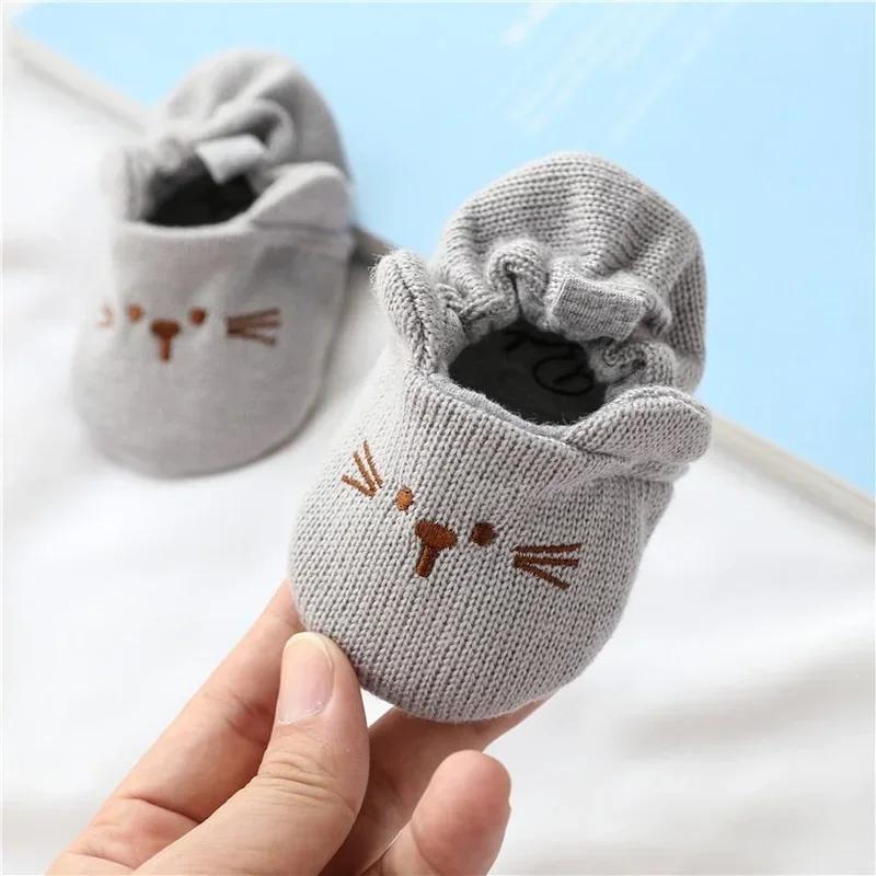 Chaussures de berceau pour nouveau-né, garçons et filles, décontractées, premiers pas, oreilles d'an