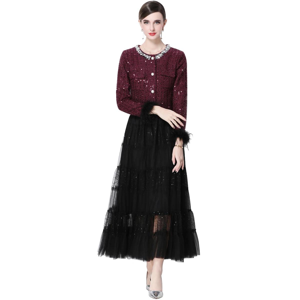 JAMERARY-Ensemble Baroque Deux Pièces pour Femme, Tenue de Marque, Style Boho, Imprimé Floral, Bonne