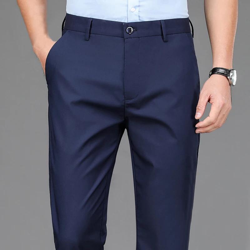 Pantalon décontracté intelligent pour hommes, extensible, sport, séchage rapide, pleine longueur, dr