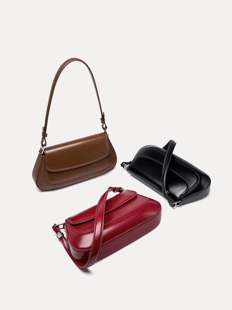 Sac à bandoulière en cuir véritable pour femmes, sac à bandoulière quotidien pour dames, sac de sell