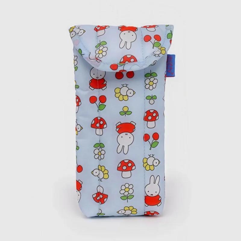 Kawaii Miffy lunettes sac de rangement mignon lapin lunettes de soleil dessin animé lunettes de sole