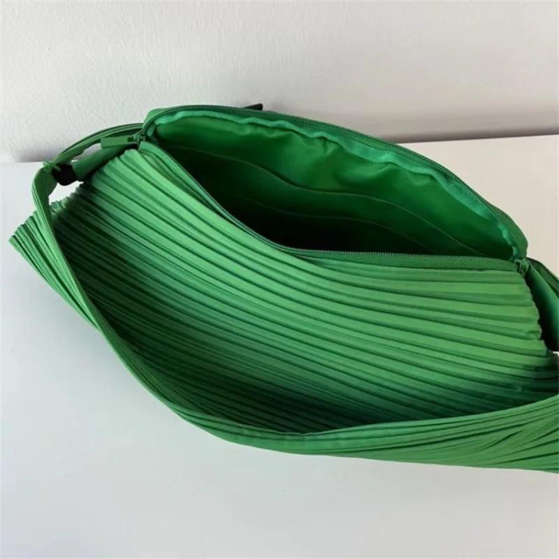 Miyake japonais décontracté sport vent plissé Gyoza sac à bandoulière hommes et femmes avec Simple g