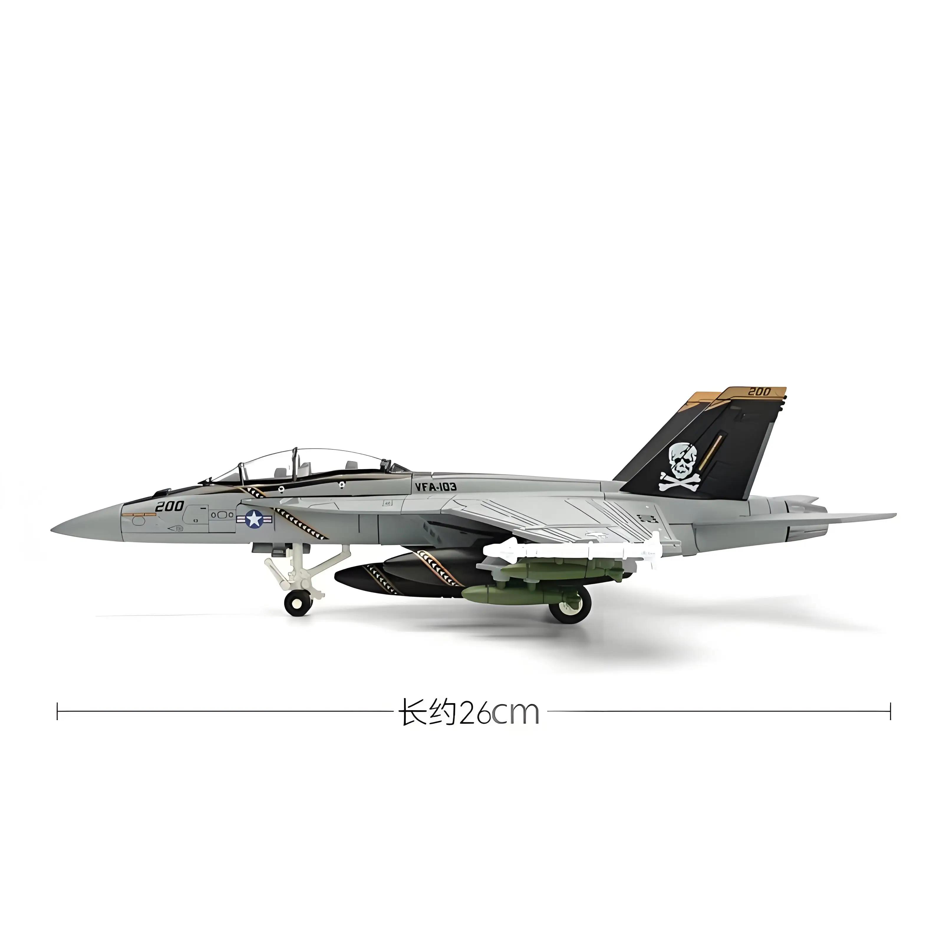 Réplique de drapeau Pirate F18 F-18 VF103 Grumman Tomcat Super Hornet F/A-18F, échelle 1:72, avion d