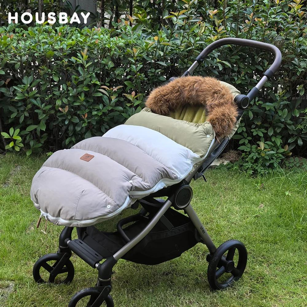Chancelière de poussette pour bébé d'hiver 0-36 mois, enveloppe chaude coupe-vent pour landau univer