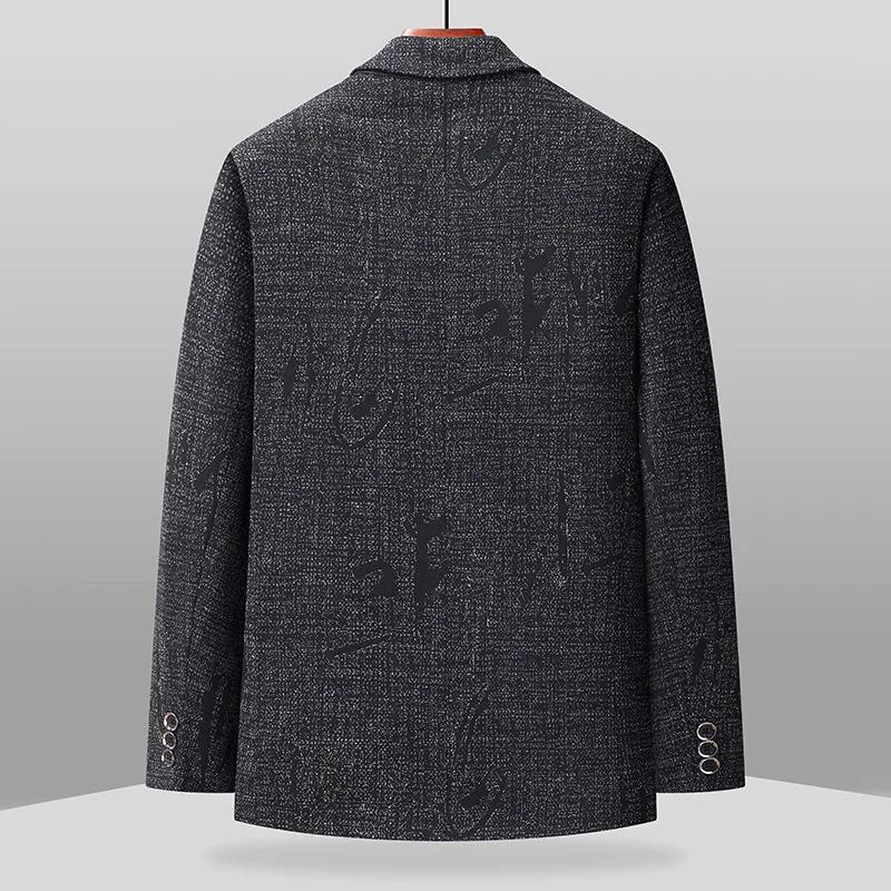 Le nouveau blazer de costume ajusté pour homme, à deux boutons et à simple boutonnage, idéal pour le