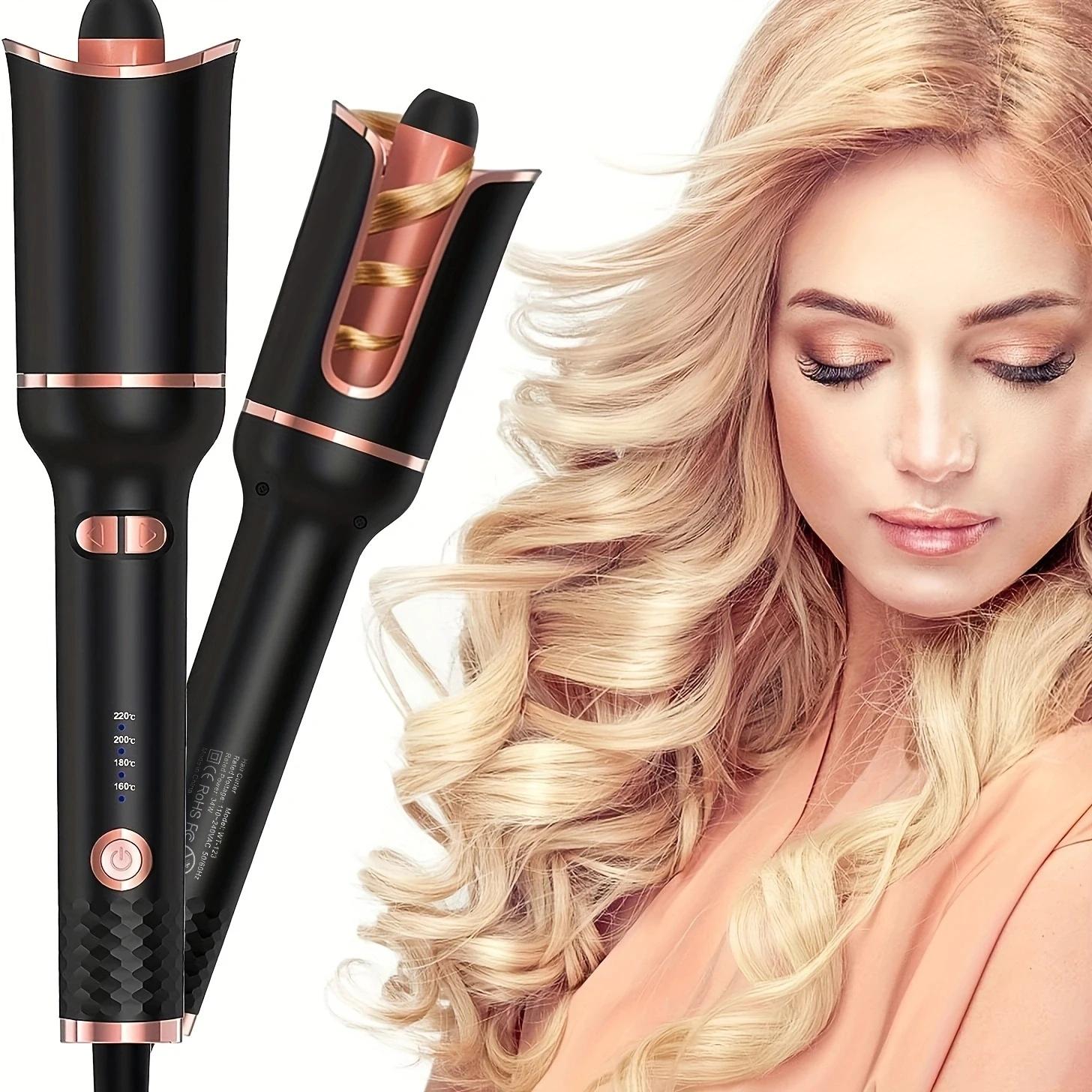 Bigoudi automatique pour cheveux, fer à friser automatique, bigoudi rotatif en céramique, baguette r