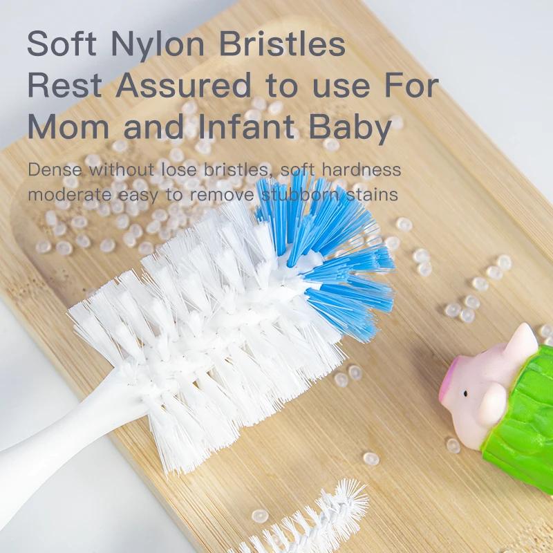 2 en 1 mère-enfant en Nylon biberon tasse brosse de nettoyage support d'aspiration Type alimentation