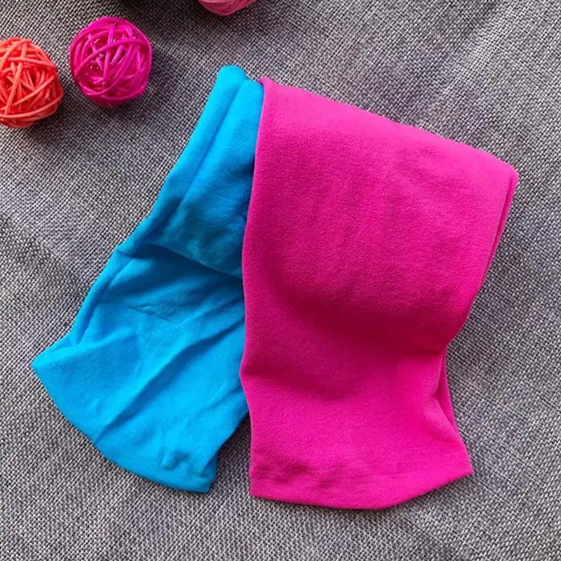 Collants mixtes couleur bonbon pour filles, pantalons extensibles pour bébés, pantalons slim pour fe