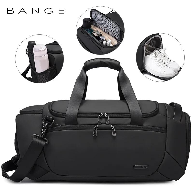 BANGE-Sacs de voyage étanches multifonctions unisexes, bagages de sport personnalisés, valises de sp