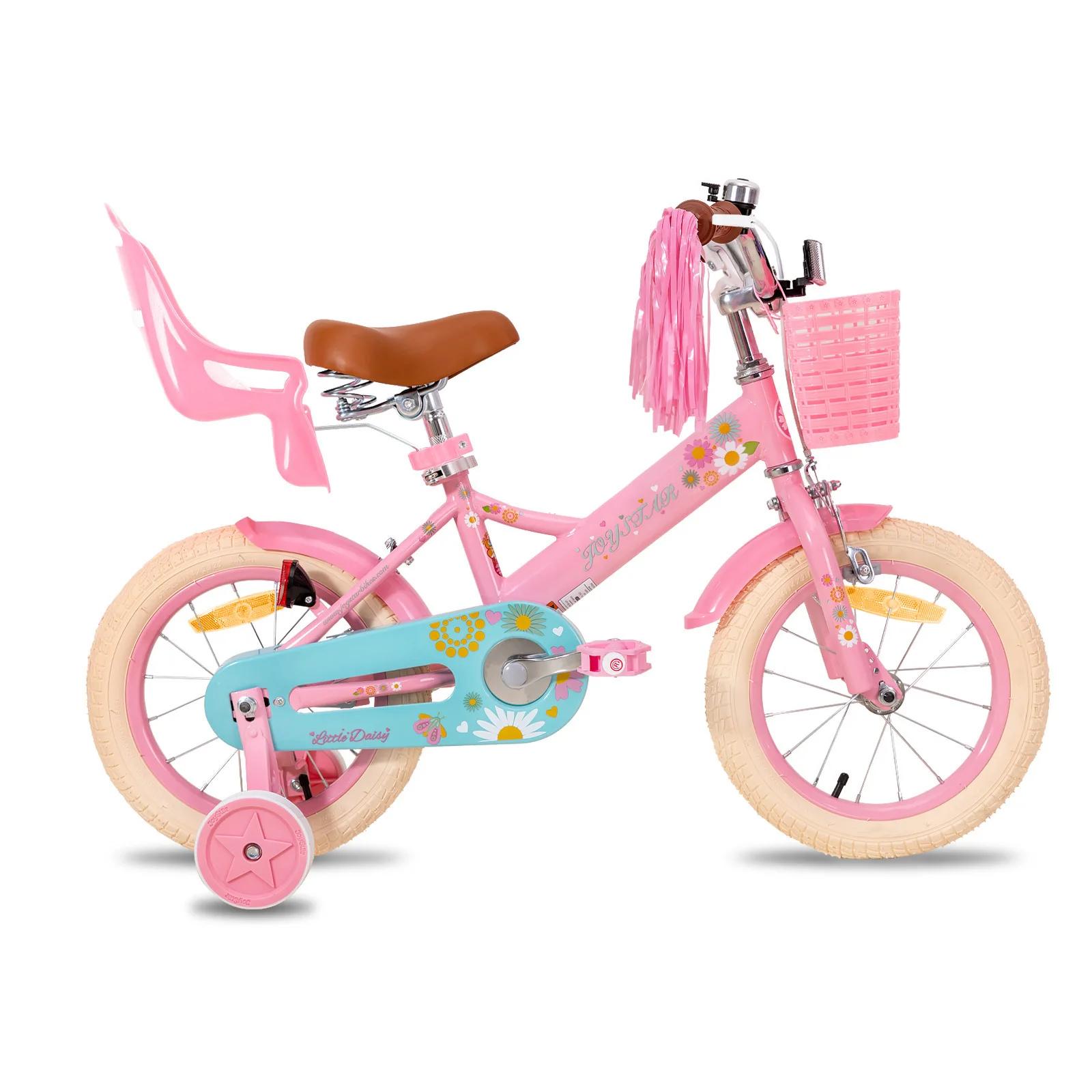 Vélo enfant 2 à 7 ans Joystar Little Daisy - Trotteur bébé avec siège poupée et banderoles