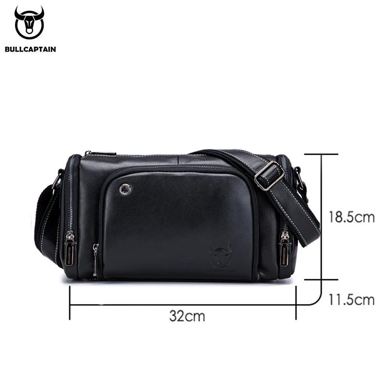 Bullcaptain sac à bandoulière pour hommes sport Fitness affaires sac à bandoulière voyage en plein a