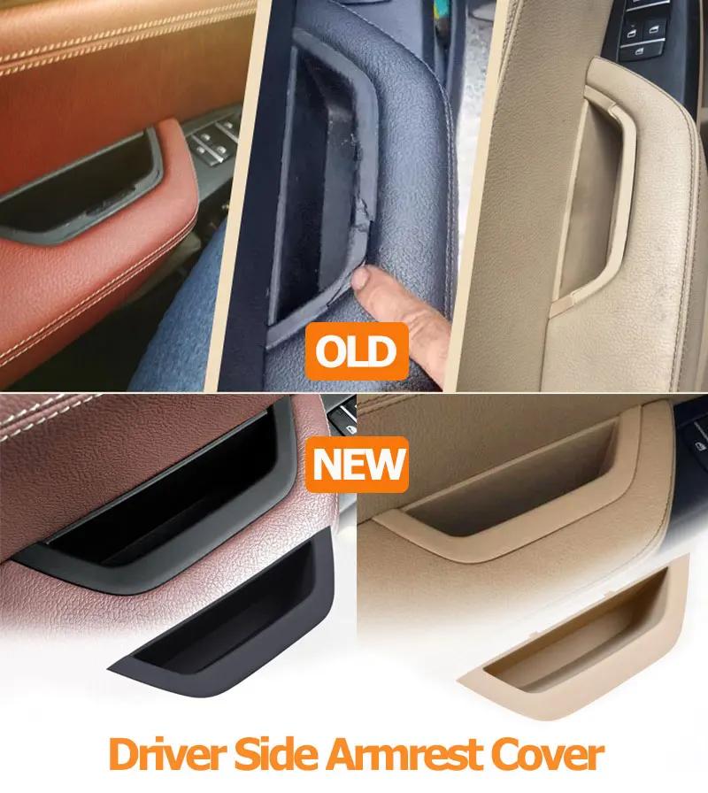 LHD RHD 4 pièces ensemble intérieur de voiture poignée de porte intérieure panneau de couverture de 