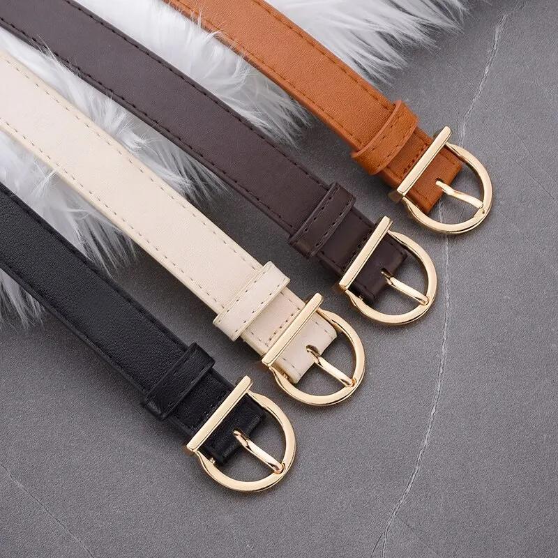 Ceinture femme mode haute qualité boucle ardillon ceinture véritable luxe souple ceinture en cuir PU