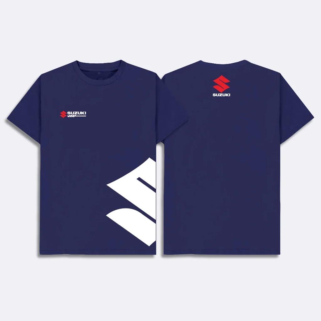 T-shirt tendance pour homme en coton 100% avec imprimé voiture Suzuki 2026, idéal pour l'été, le quo