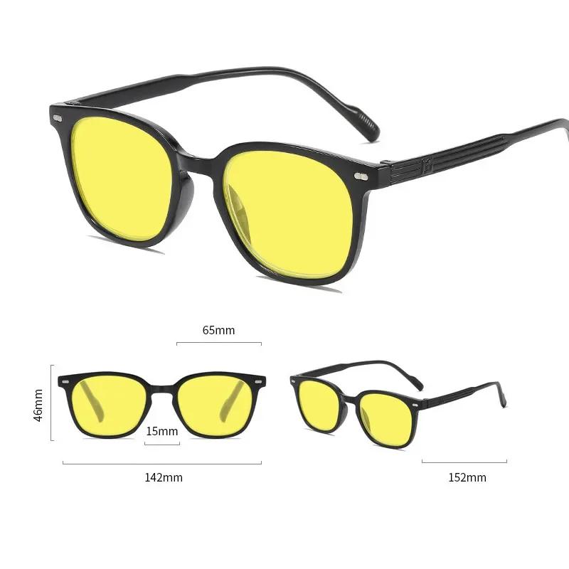Lunettes de soleil ultralégères à monture narpour la conduite nocturne, lunettes bloquant la lumière