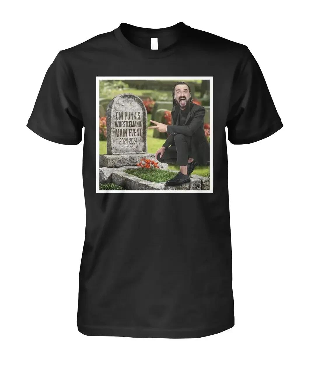 Chemise d'été pour hommes, imprimé en 3d, manches courtes, lutteur cm, col punk, T-shirt de rue, spo