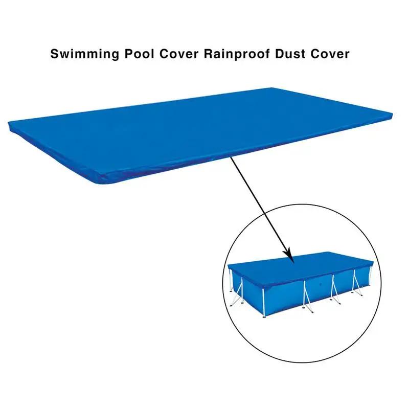 Couverture de piscine en tissu, cadre de piscine pour jardin, couverture de baignoire, anti-pluie, a