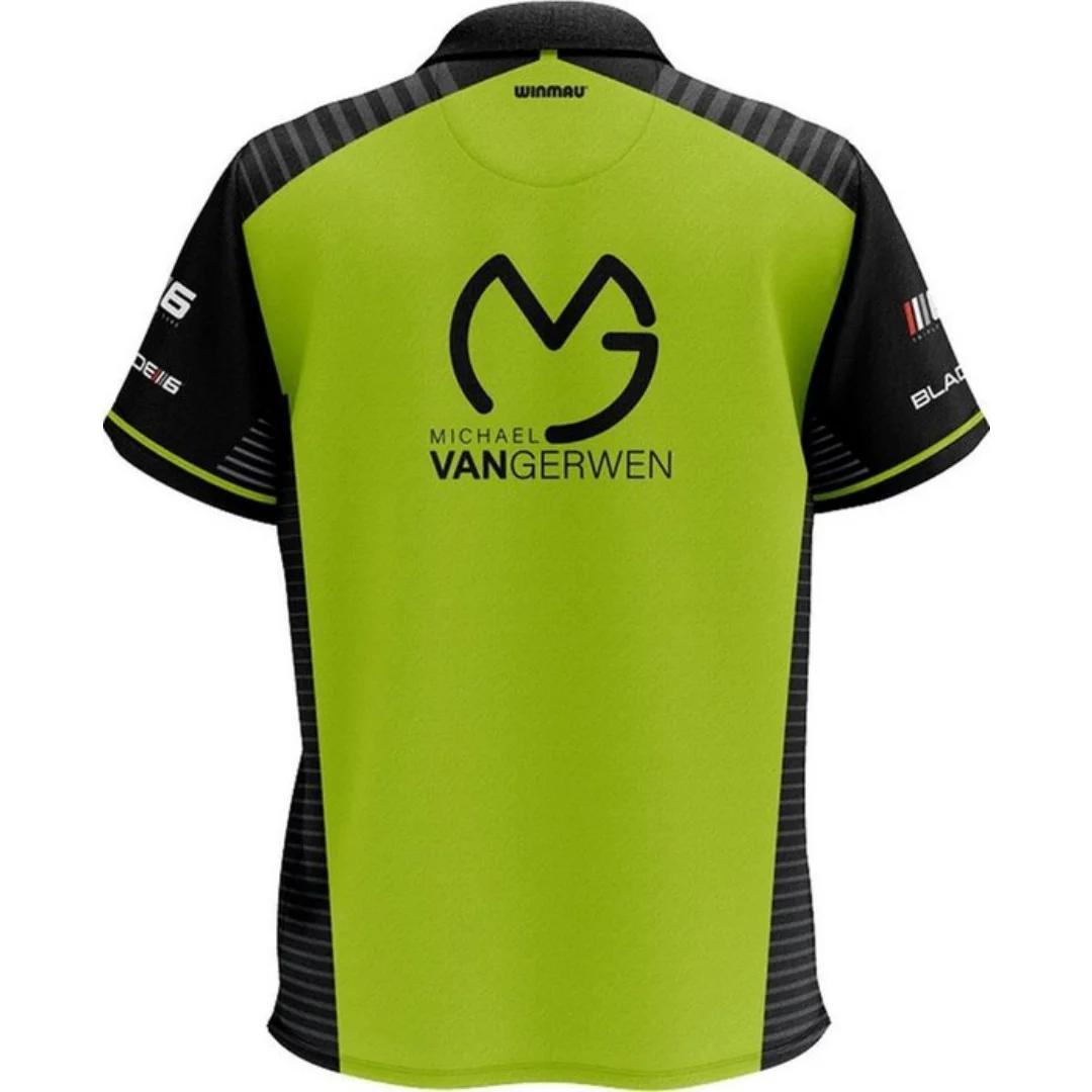 Winmau Michael van Gerwen Dartshirt Darts Enthusiast POLO shirt Sports Dry Quickly Men's T-Shirt Chi