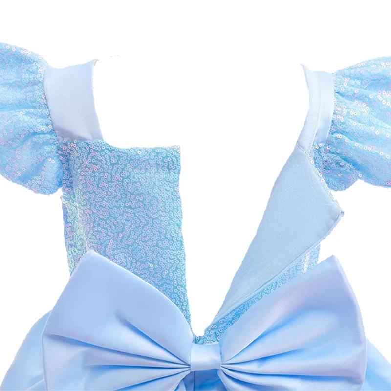 Robe Cendrillon de 2 à 10 ans, Costume de Cosplay de princesse pour filles, déguisement de fête de n