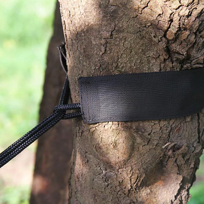 Essentiel de camping en plein air : corde d'attache pour hamac résistante à l'usure avec manchon d'é