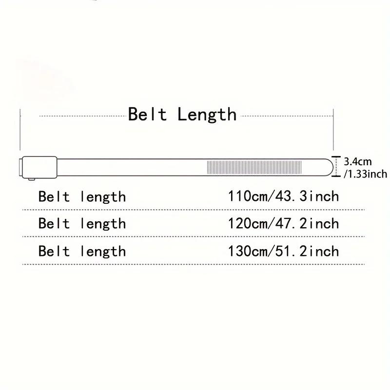 Ceinture en Nylon pour hommes, décontractée, toile tissée, respirante, boucle automatique, sangle de