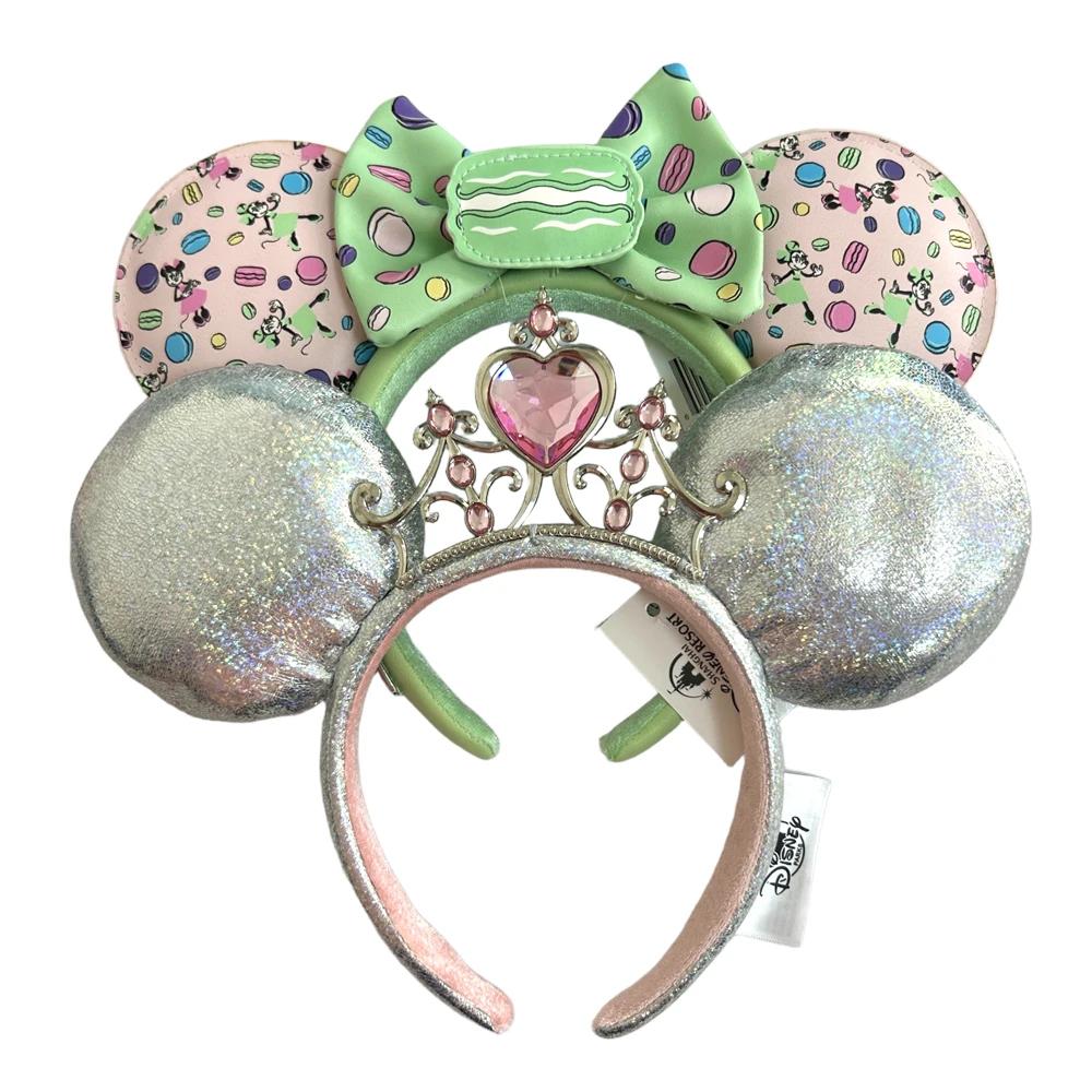 Disney citrouille Mickey Minnie bandeau adultes/enfant Disneyland PU cuir arc oreille femmes cadeaux