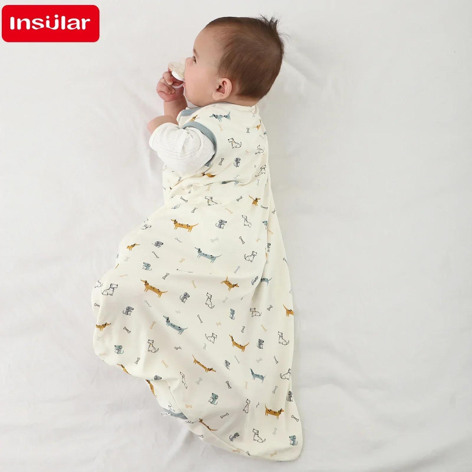 Sac de couchage pour bébé, nouveau-né, Anti-choc, pyjama pour bébé, léger, fermeture éclair, costume