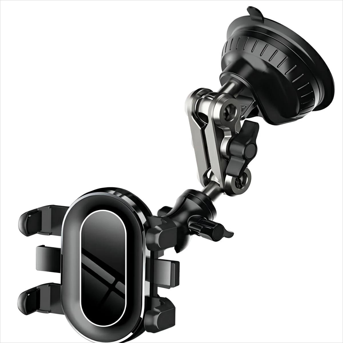 Support vidéo pour voiture - 360 °   Bras rotatif, forte aspiration pour pare-brise/tableau de bord,