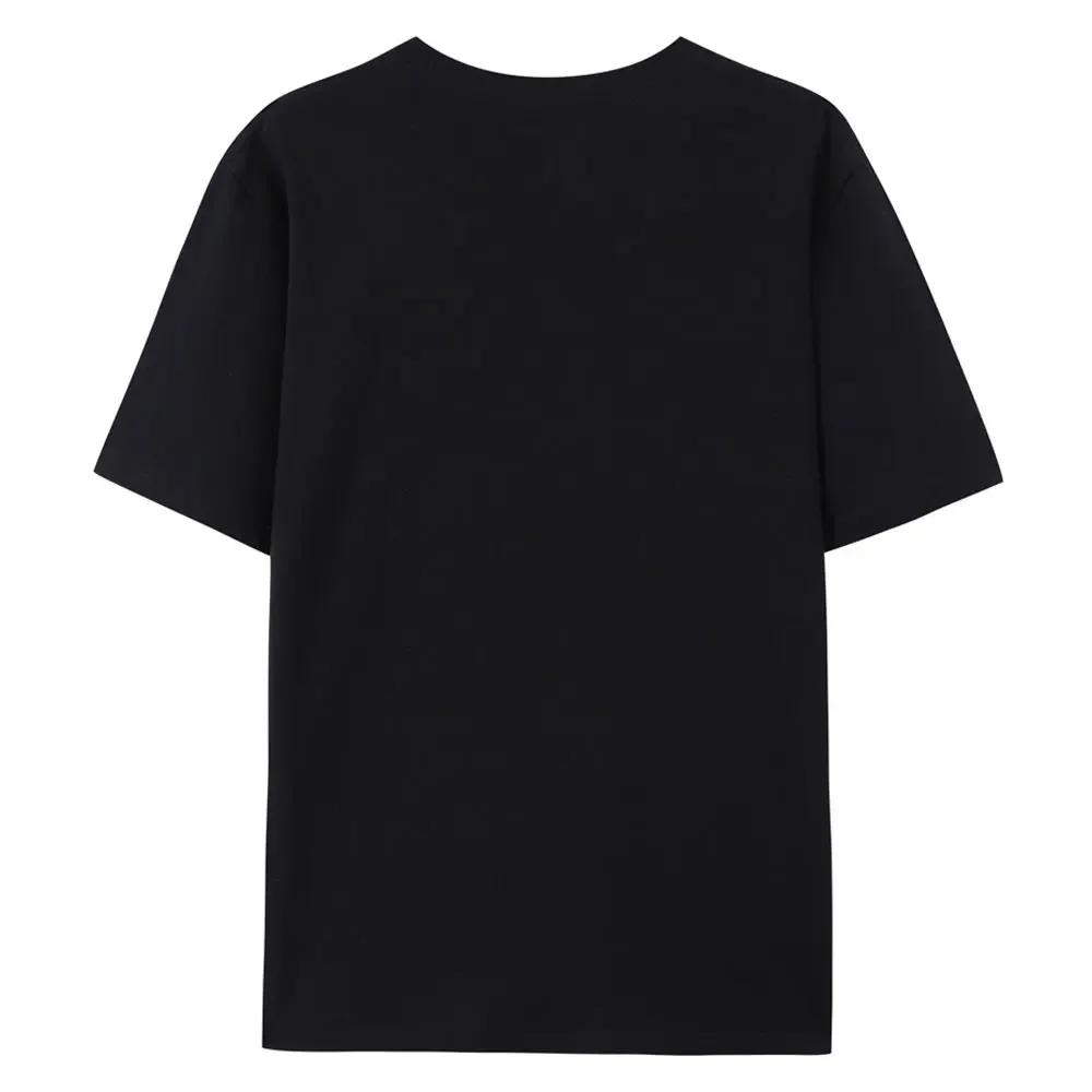 T-shirt à manches courtes pour homme, tissu 100% coton, style vintage, sans Internet