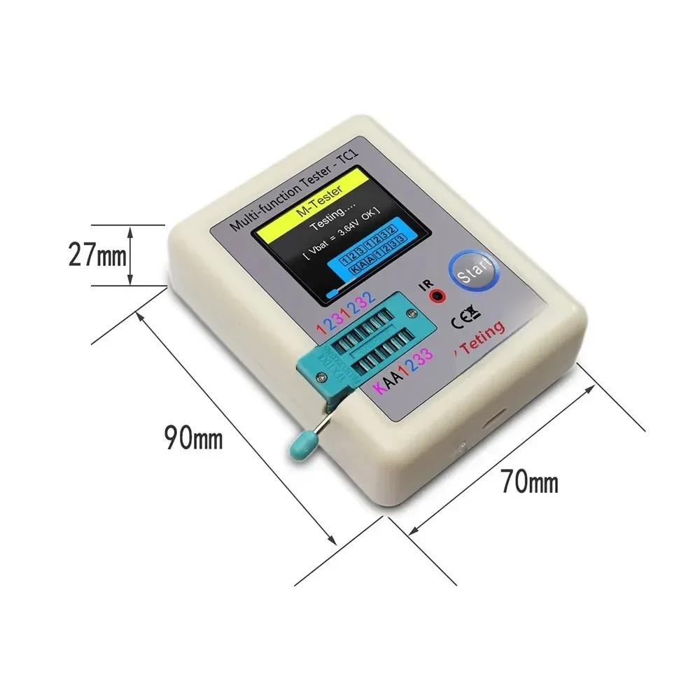 LCR TC1 1.8 "TFT LCD affichage multimètre Transistor testeur Diode Triode condensateur résistance Te