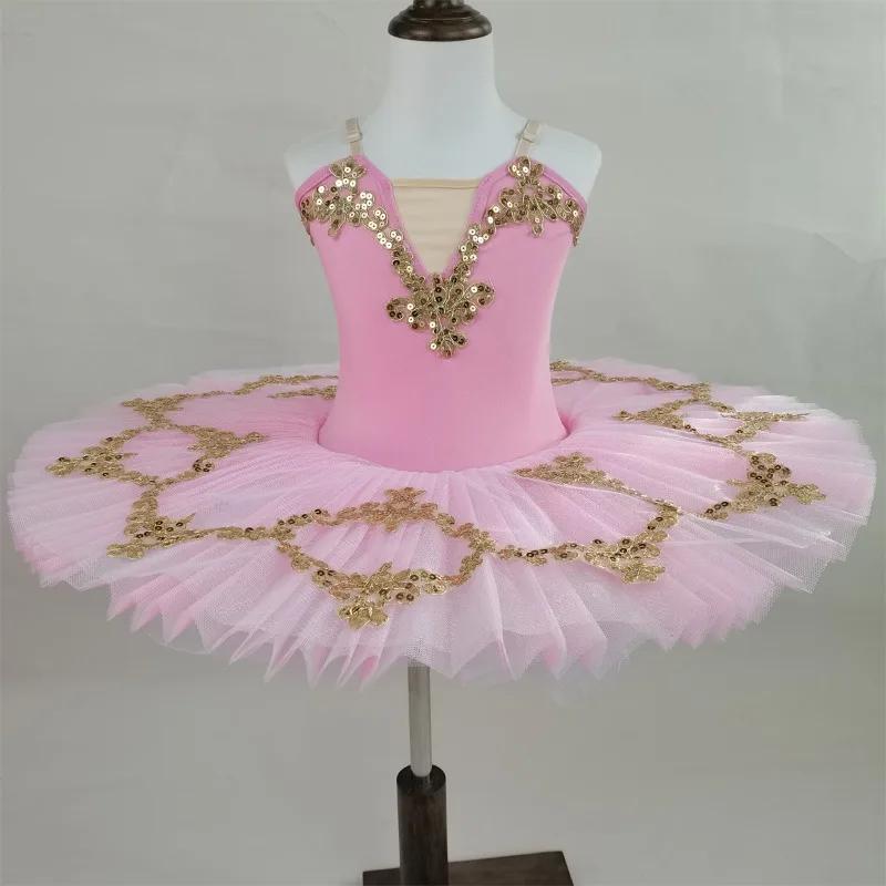 Robe tutu de ballet rêveuse pour spectacles sur scène, robes de princesse pour filles, costumes de d