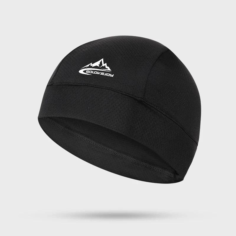Casquette de crâne rafraîchissante, doublure de casque, respirante, évacuant la transpiration, cycli