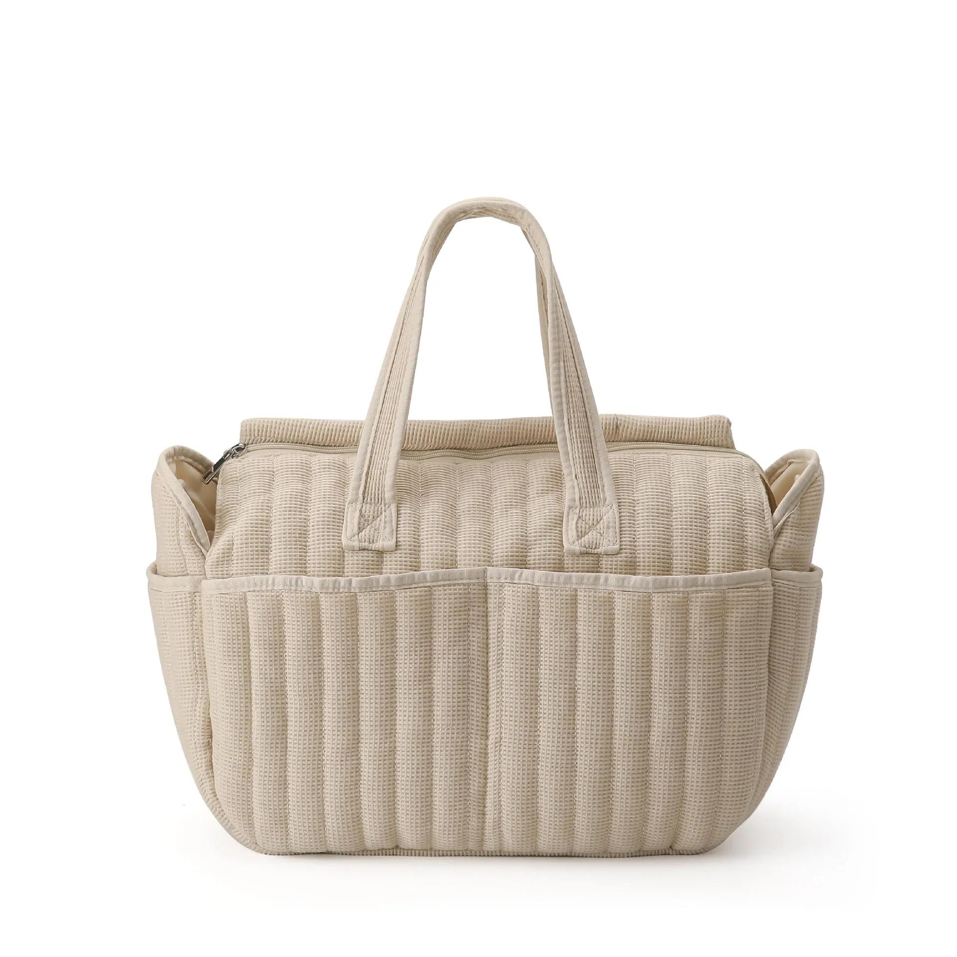 Sac à couches solide, sac à dos multifonctionnel étanche à la mode, sac à langer d'allaitement pour