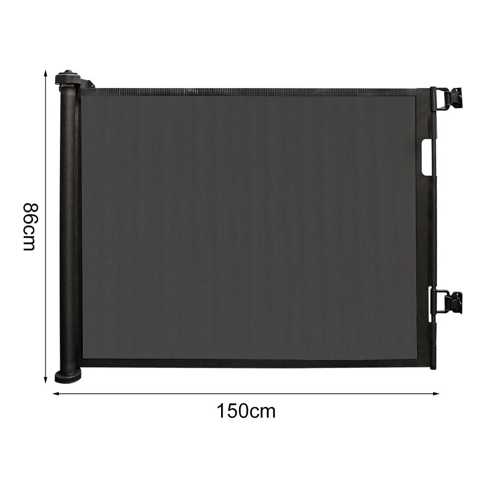 Porte d'escalier extensible 0-150 Cm, porte de barrière pour bébé, porte de sécurité pour enfants, c