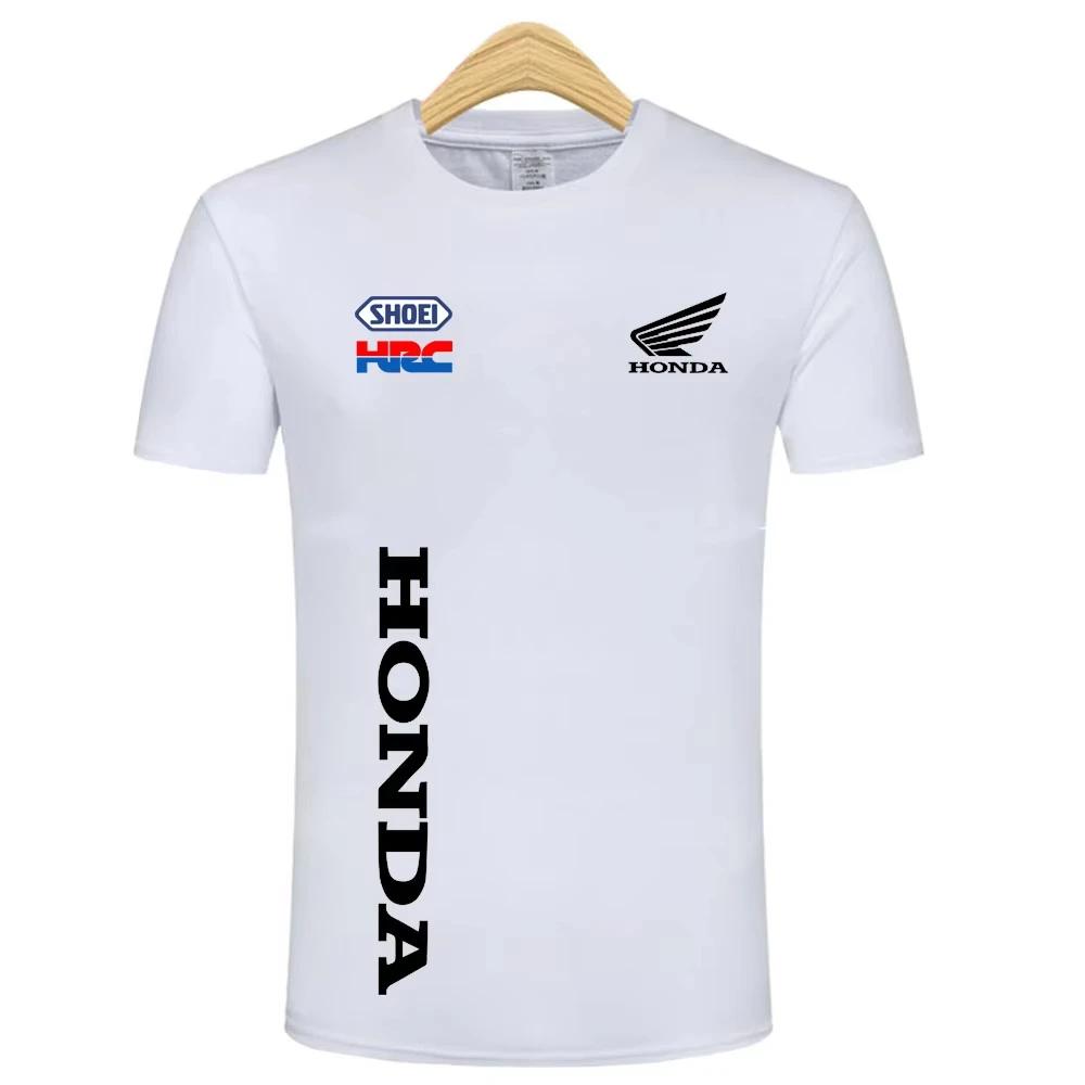 Honda été hommes T-shirt simple mode décontracté 100% coton Honda Harajuku haut respirant tout-terra