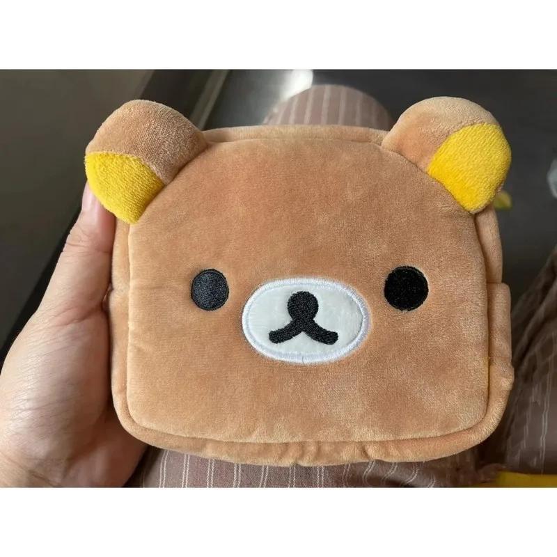 Rilakkuma mignon maquillage organisateur sac de rangement dessin animé ours en peluche Kawaii cosmét