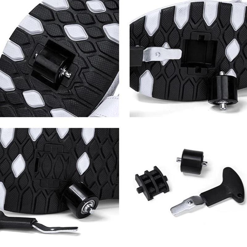 Mode clignotant patins à roulettes chaussures en cuir noir blanc haute qualité patins à roulettes ga