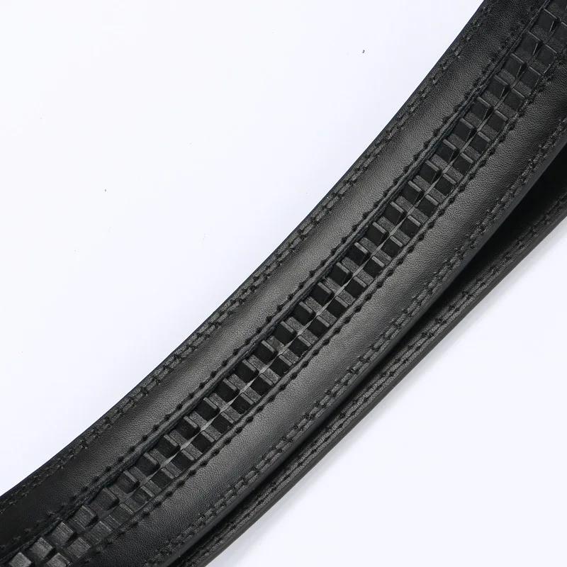 Ceintures à boucle automatique pour hommes, sans boucle, de marque, de haute qualité, véritable sang